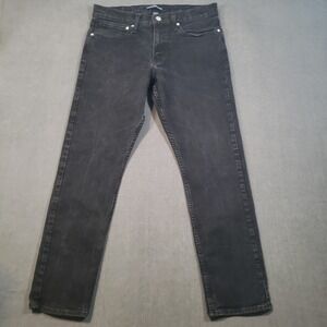Calvin Klein Jeans Slim Fit Pants Mens 33x30 Black Stretch Denim